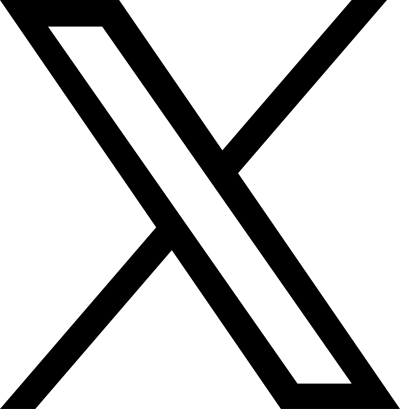 Logo fra X i sort